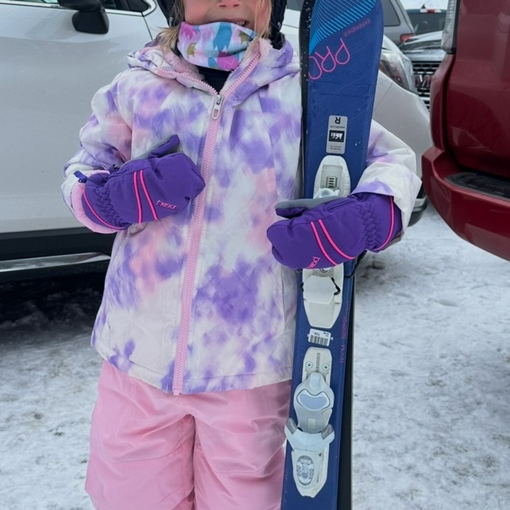 Girls Spyder Winter jacket, snow Ski removable fur